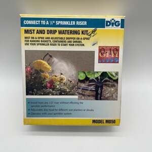 DIG MD50‎ Mist and Drip Watering Kit for Hanging Baskets and Containers